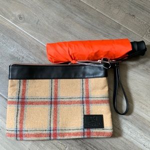 British Bag Company Clutch with Umbrella.